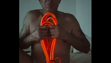 Homemade dildo anal insertion. Michael Smith