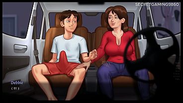 Stepson cumming all over stepmom's panties summertime saga developed by darkcookie 