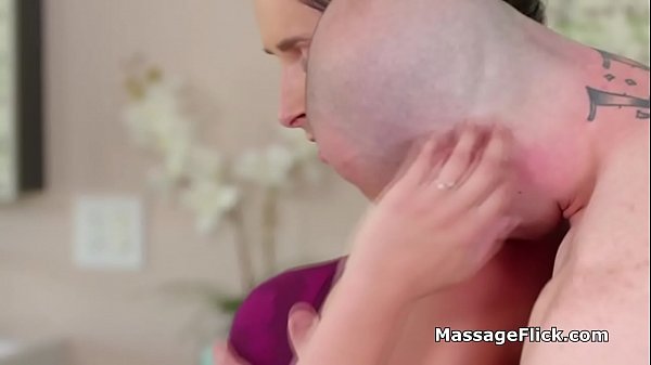 Crazy hot big tit masseuse_shakes ass on_cock