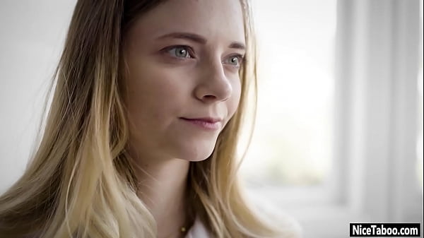 Hot blonde teen Riley Star sucks stepdads cock before_hardcore sex