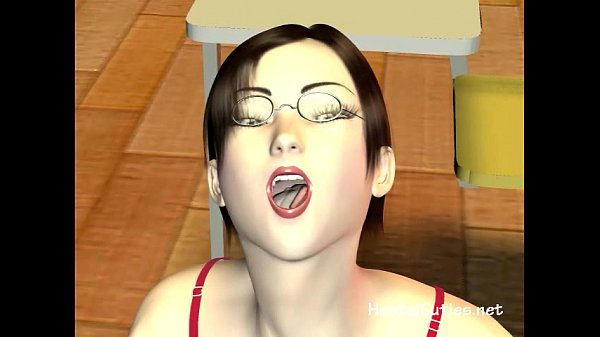 Busty hentaislut swallows hot cum