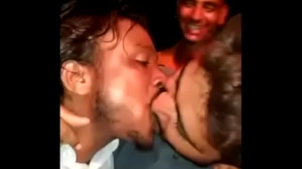 Gay Kiss in India - A Couple of Boys in a long kiss 