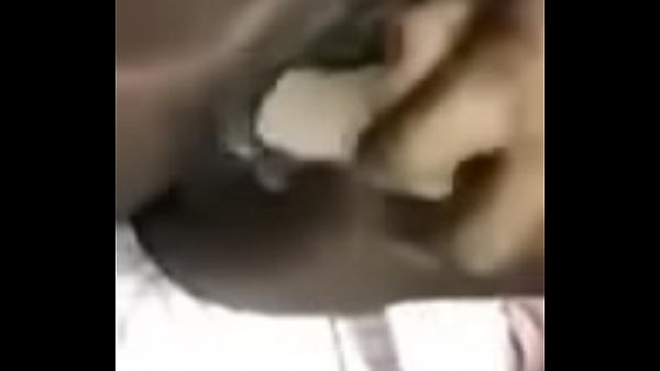 Black girl playing with herself 