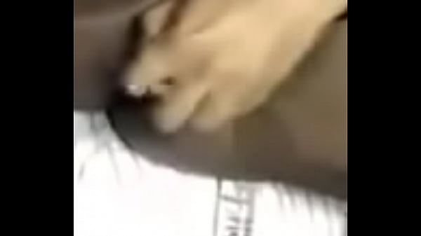 Black girl playing with herself