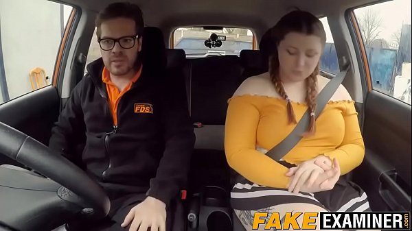 EnglishBBW rides her driving instructors big fat cock