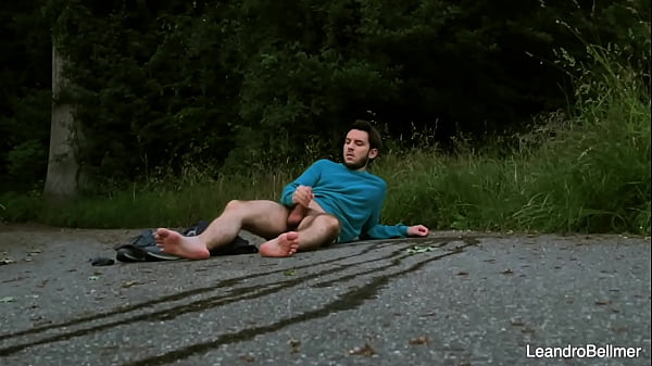 Play MP4 - Caught taking a piss and jerking off outdoors - gay public exhibitionist