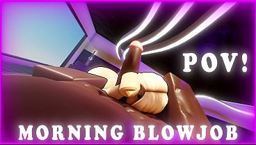 POV HOT Morning Blowjob By BUSTY Brazilian (ROBLOX)