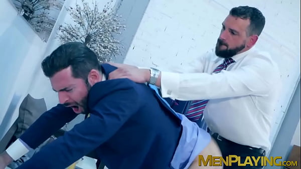 My sissy colleague in a suit loves me 