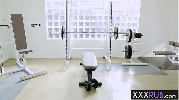 After workout MILF Jessica Ryan rode guys big dick and_massage his penis