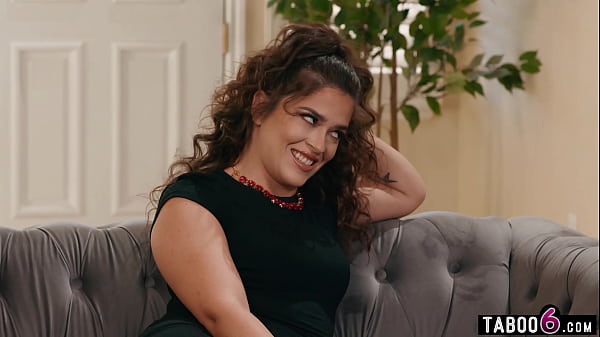 Big booty latina MILF rented a holiday home but the black owner came in 