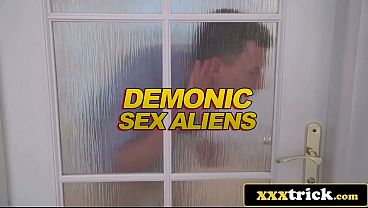 Nonton Raven-haired Alien Rides Dick Like It's Her Last Day On Earth thumbnail
