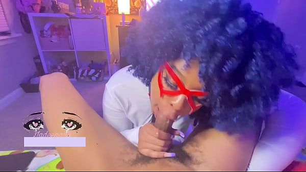 Sexy hero midnight gives the best blowjobs after training 