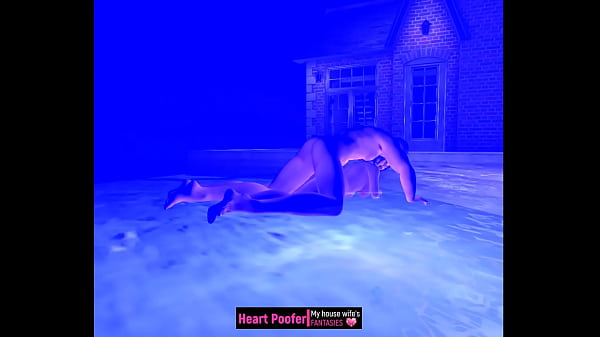 Encuentro nocturno en la piscina... 