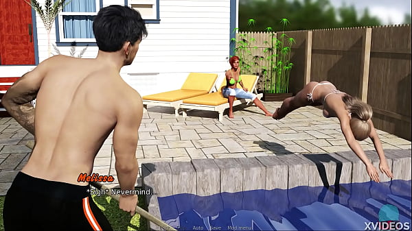 Play MP4 - INTERTWINED &num;27 &bull; With three hot babes at the pool