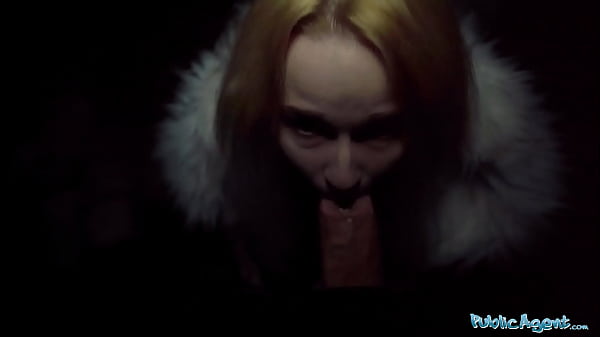 Public Agent She finished with a face full of spunk after riding_cock