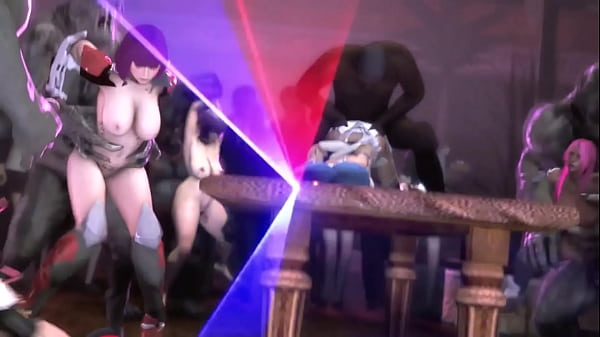 Sexy anime huge boobs monsters fighters