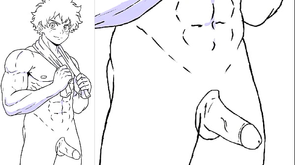 Deku ( small cock to a big cock ) 