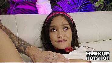 Tiny Jade Kimiko Gets Fucked In The Throat & Pussy By Bryan Gozzling! thumbnail