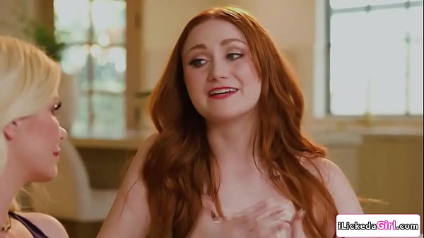 Lesbian milf licking stepdaughters armpit thenher pussy