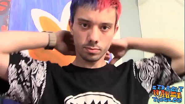 Naughty straight thug jerks off solo 
