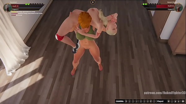 Nezakah VS Karen Krash (Naked Fighter 3D)