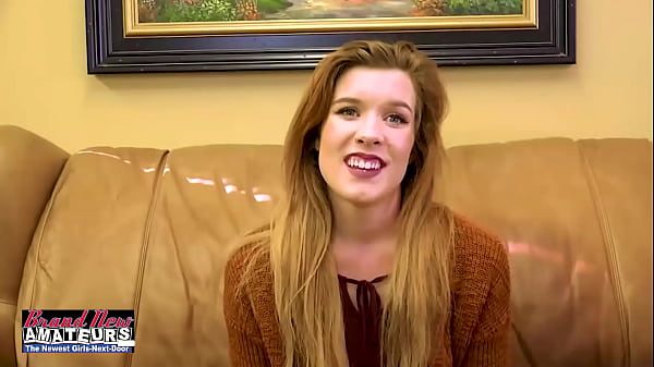 Horny Petite Green Eyed Ginger Beauty Keaton Deepthroats A Big Cock! thumbnail