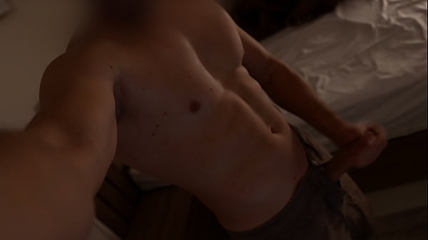 Hot_guy cumsall over without even taking off his shorts