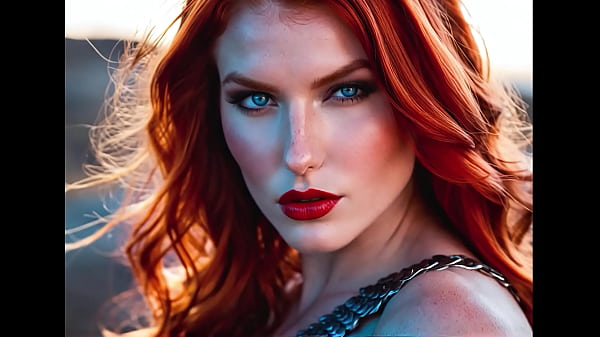 Nonton Fucking Hard Redhead Female Warrior - Ai Interactive Video thumbnail