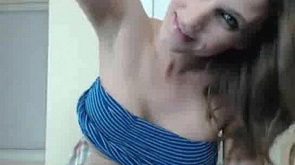 Blond babe gets her tight pink pussy 