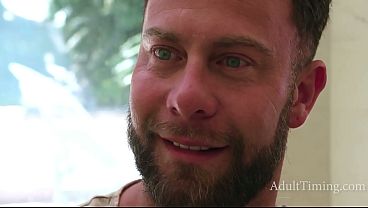 Sexy girl seduces her helpful neighbor while giving him intimate massage 