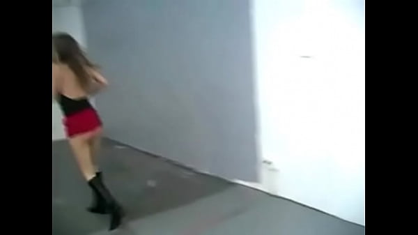 Nasty brunette babe gets spanked