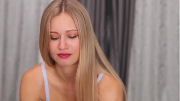 Cute blonde with_big tits