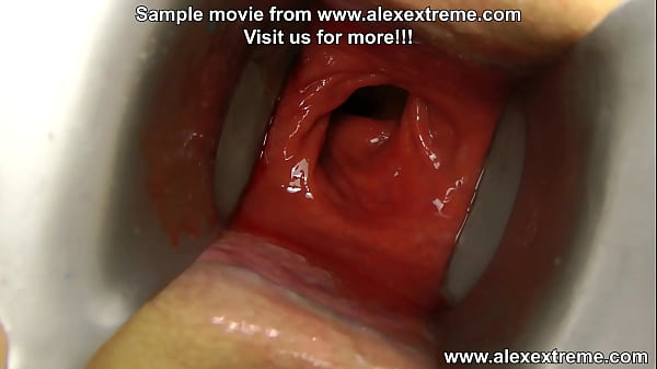 Play MP4 - Hotkinkyjo take two long dildos 100cm deep in her open with XO speculum anal hole