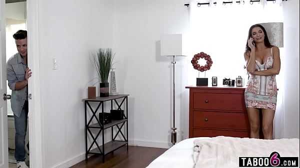 Stepson overheared mom Silvia Saige talking about having anal sex with him 