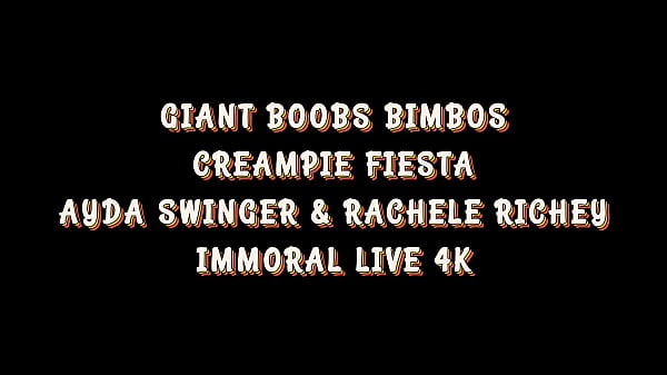 Nonton Stepdad's Son Chad Gets Swallowed By Ayda Swinger's Colossal Knockers! thumbnail