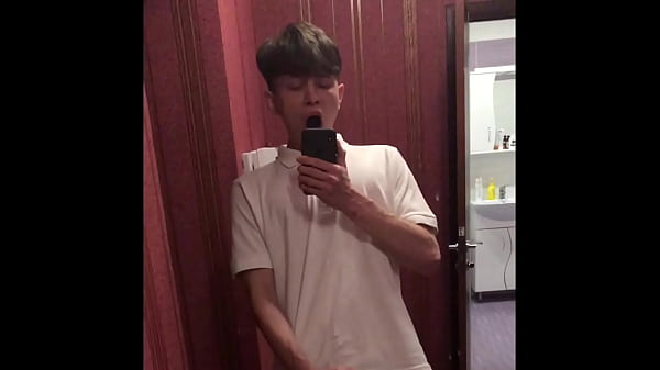 CUTE gay Next Door Wanking His Hard Cock 