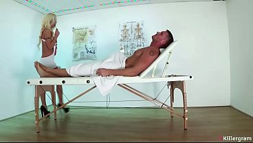 Indulge in Nurse Barbie's Creamy Sole Temptation