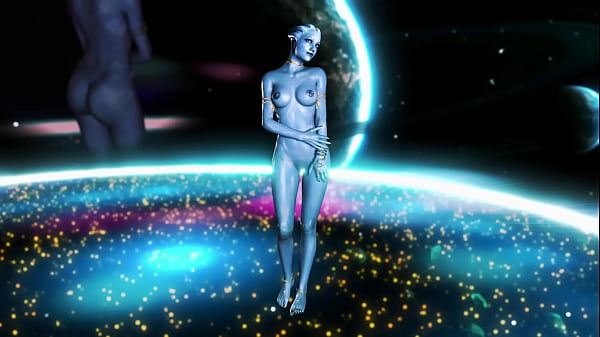 Youthful fit liara t'soni shakes her ass to music to seduce partner into sex 