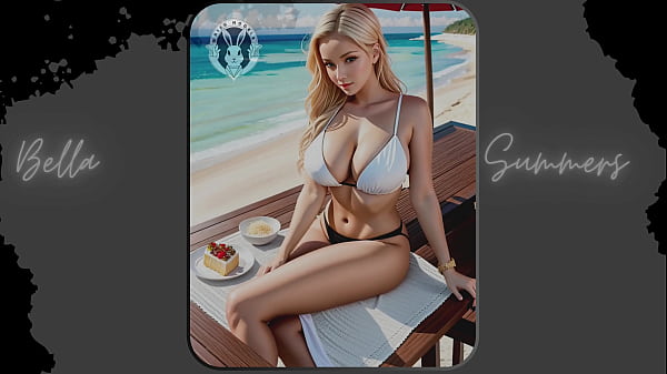 Bikini Bliss_Immersive Beach_Art Experience in Brazil_Part 5_AI Generated Creations Waifu Models 002