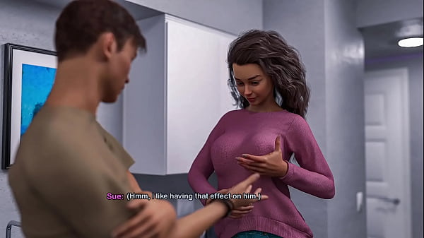 My bimbo dream #04 masturbating and cumming hard over my stepmom's new big fake tits 