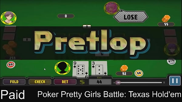Poker PrettyGirls Battle: TexasHold'em part01