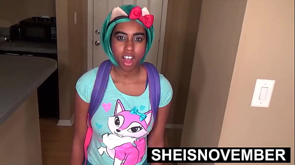 Horny step dad punished young hot student step daughter with rough oral sex after coming home skipping her classes sheisnovember point of view blowjob fellatio cumshot sucked bbc kneeling exposes booty by msnovember