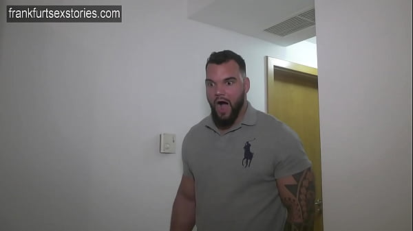 Submissive slut gets a rough and raw ass fuck by two muscled ass fuckers 