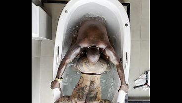 Big Black Cock Fucks And Breeds Buff Sissy thumbnail