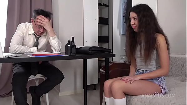 College student Katty_gets her tight_ass fucked by professor_and spanked for_a good grade VK013