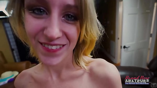 Petite blonde hottie pixie masturbtes and sucks a big cock to get pounded 