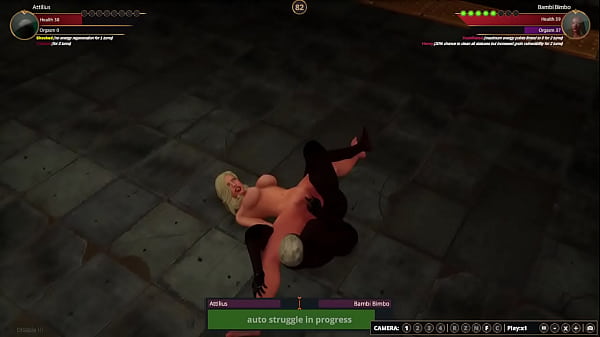 Attilius VS Bambi Bimbo (Naked Fighter 3D)