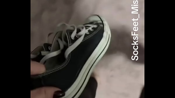 Good Morning! &bull;More only on ?#blacknails #socksfetish #whitesocks #feetfetish #OnlyFa ... 