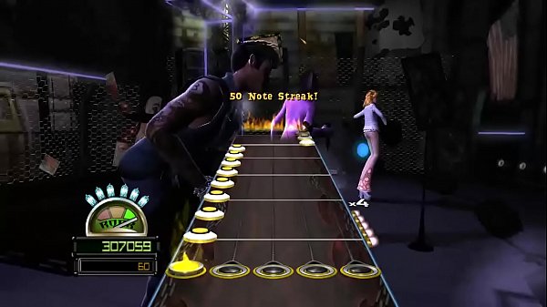 Dream theater panic 97% bass guitar hero iv custom 