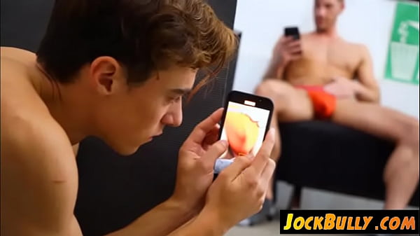 Caught Watching A Hunky Jock Undress In The Locker Room thumbnail